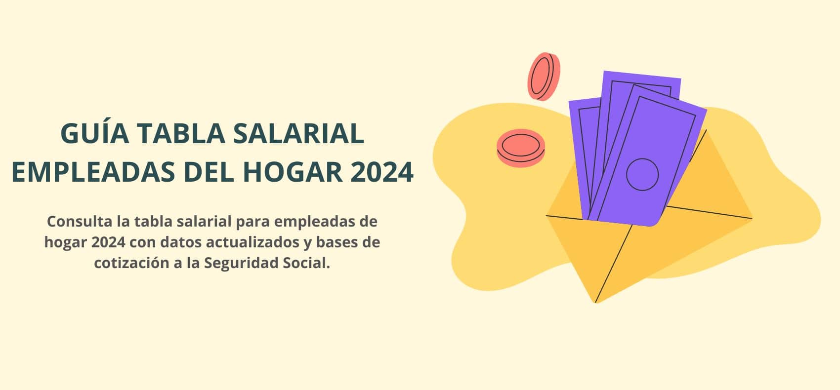 Guía tabla salarial para empleadas del hogar